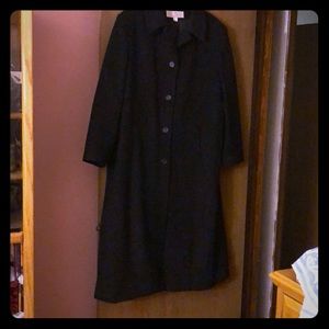 Elizabeth by Liz Clairborn Full length dress coat